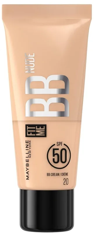 BB-крем для обличчя Maybelline New York Fit Me BB Cream Nude SPF 50 відтінок