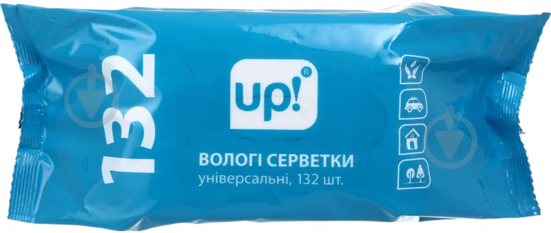 Вологі серветки UP! (Underprice) 132 шт.
