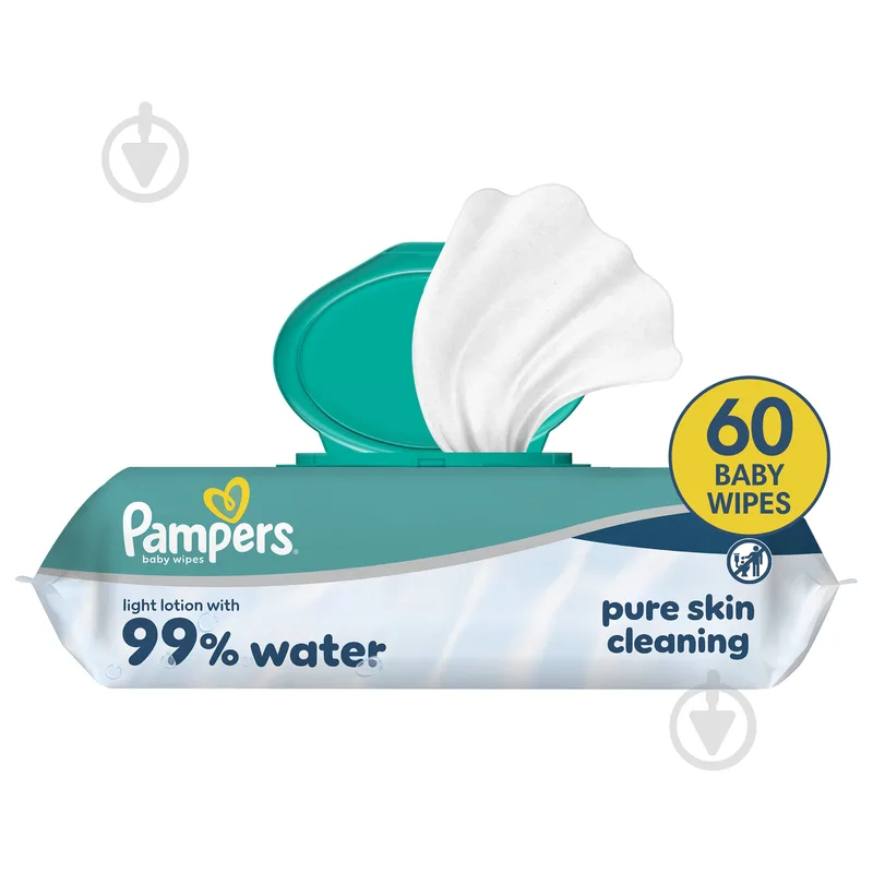 Дитячі вологі серветки Pampers 99% Water