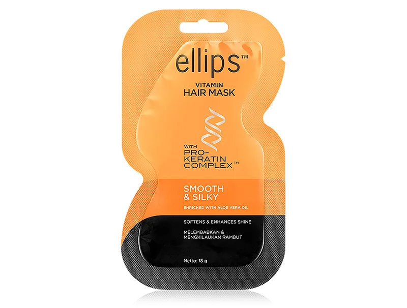 Маска для волосся «Бездоганний шовк» Ellips Vitamin Hair Mask Smooth & Silky With Pro-Keratin Complex