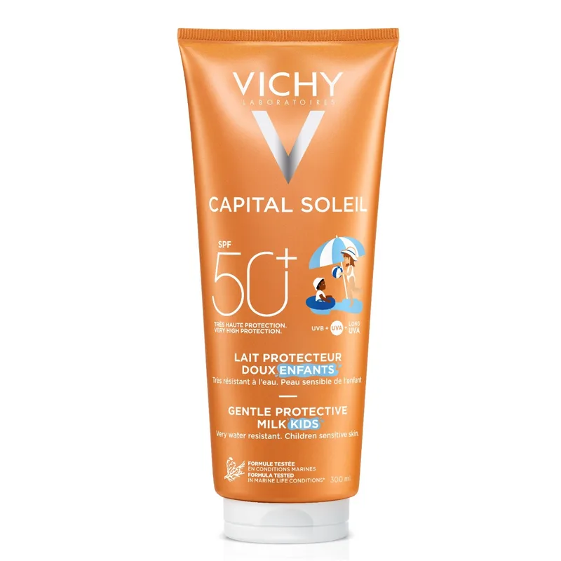 Молочко Vichy (Віши) Capital Soleil сонцезахисне м'яке водостійке для дітей SРF50 300 мл