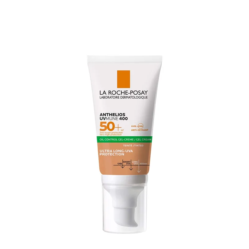 Сонцезахисний гель-крем La Roche-Posay Anthelios XL з тонуючим ефектом SPF 50+ 50 мл