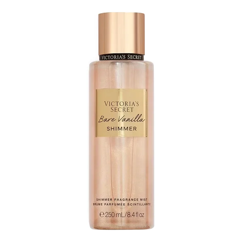 Victoria's Secret Bare Vanilla Shimmer спрей для тіла з блискітками 250 мл