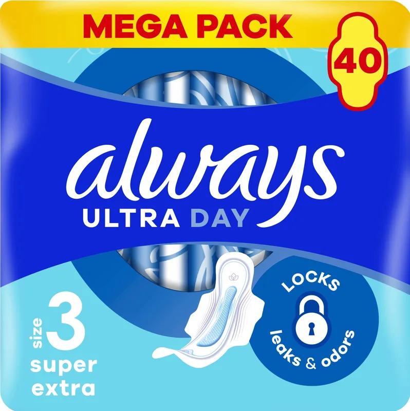 Гігієнічні прокладки Always Ultra Day Super Extra (Розмір 3) 40 шт.