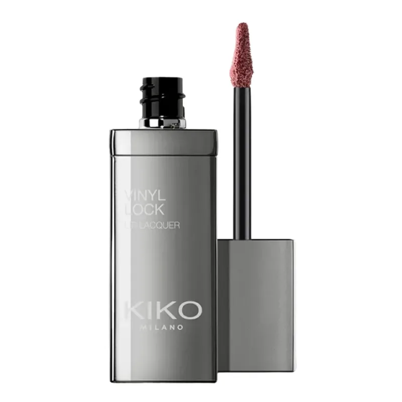 KIKO Milano Vinyl Lock Lip Lacquer рідка помада з вініловим фінішем 01 Rebel Russett 4 мл