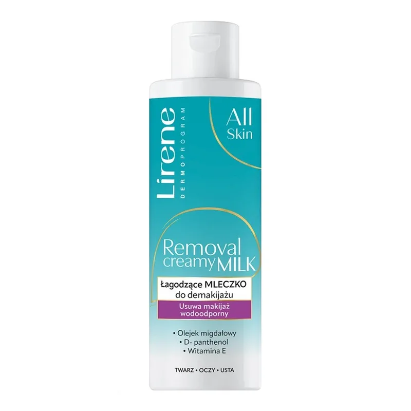 Lirene All Skin заспокійливе молочко для зняття макіяжу 200 мл