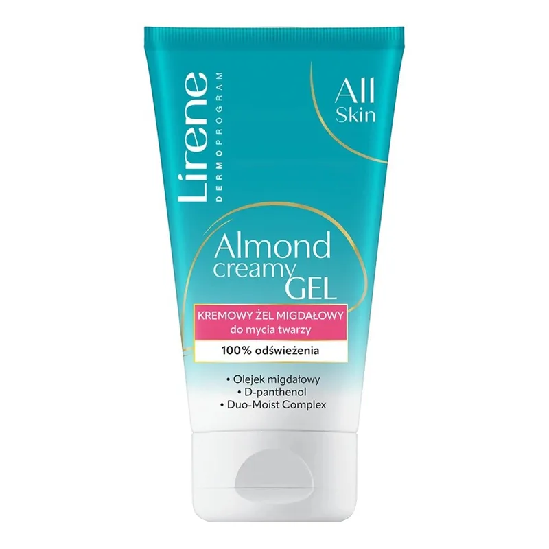 Lirene All Skin кремовий мигдальний гель для вмивання обличчя 150 мл