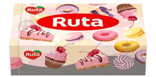 Серветки у коробці Ruta Women Brick 2 слоя білі 150 шт.
