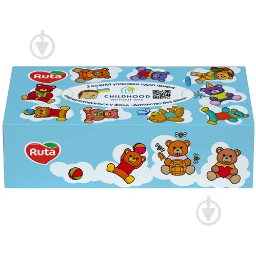 Серветки столові у коробці Ruta Kids 155 шт.