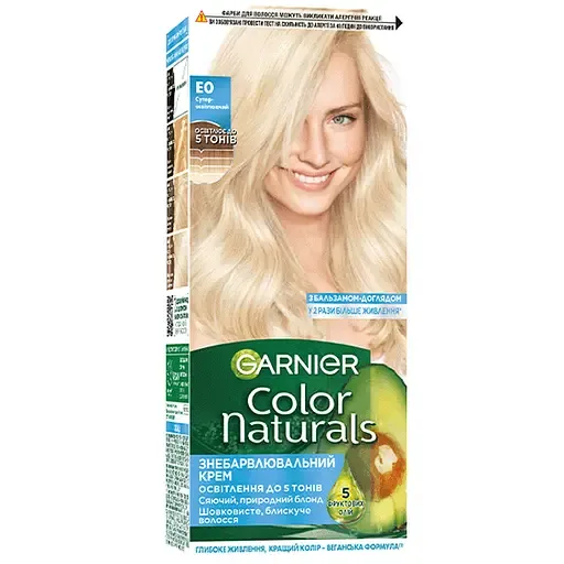 Фарба для волосся Garnier Color Naturals відтінок E0 суперосвітлювальний 110 мл (C2264025)