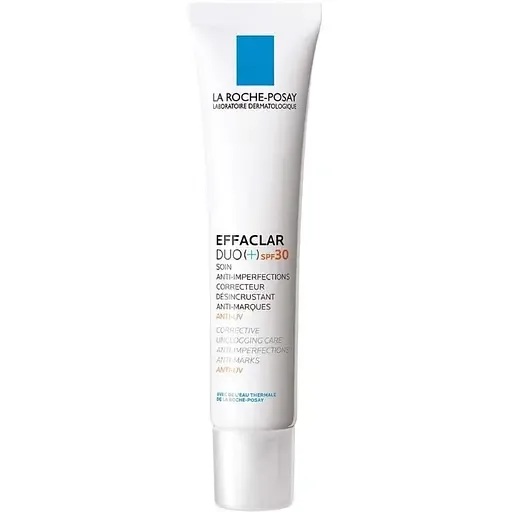 Коригуючий засіб проти недоліків і слідів постакне La Roche-Posay Effaclar Duo SPF30 для жирної проблемної шкіри 40 мл