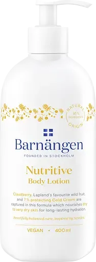 Лосьйон для тіла Barnangen Nutritive з морошкою для сухої і дуже сухої шкіри 400 мл