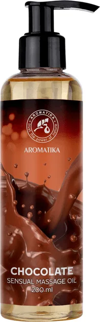 Олія косметична Ароматика Шоколад для чуттєвого масажу 200 мл