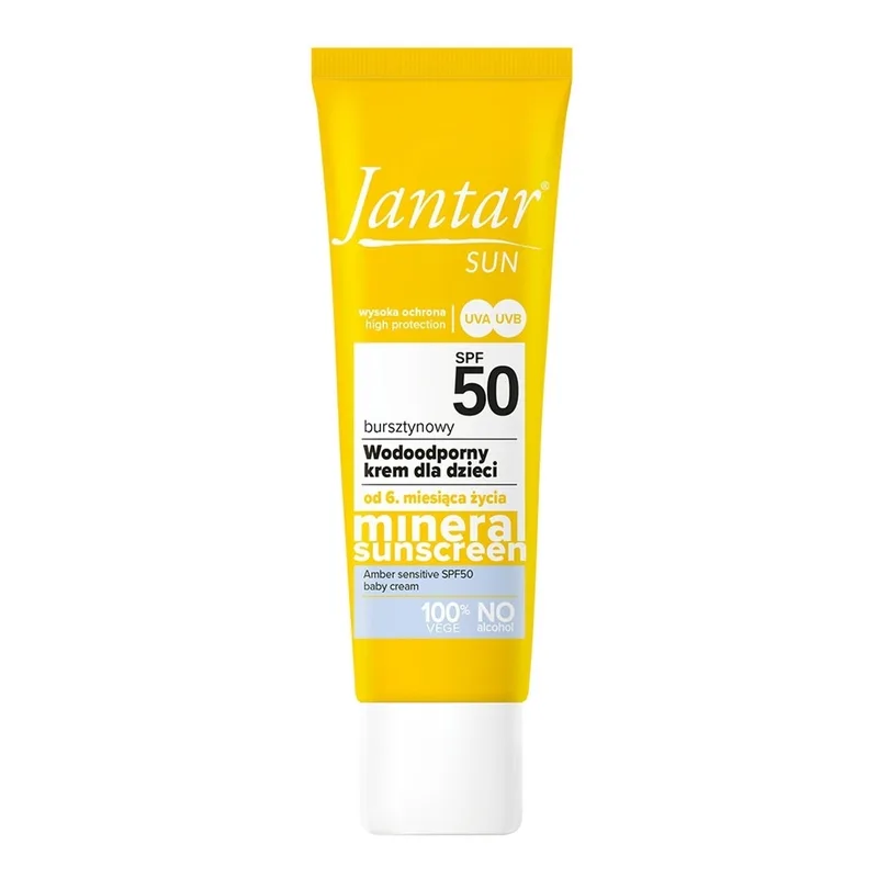 Farmona Jantar Sun бурштиновий водостійкий крем для дітей із фільтром SPF50 50 мл