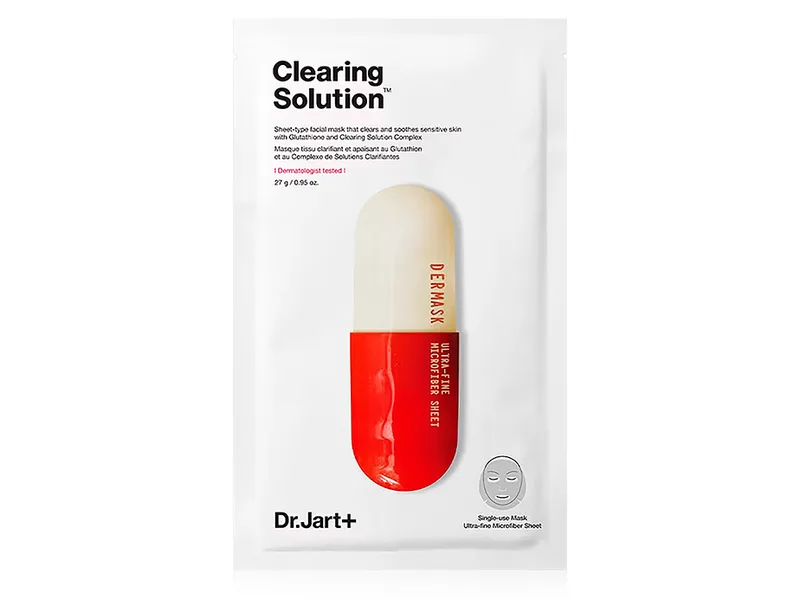 Очищающая тканевая маска Dr.Jart+ Dermask Micro Jet Clearing Solution