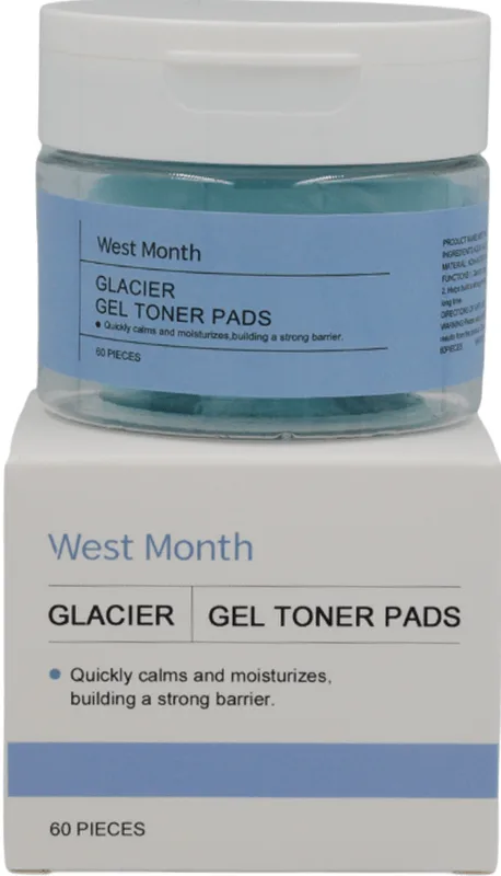 Тонер-пади West&Month Panthenol охолоджуючі та заспокійливі 60 шт.