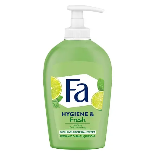 Рідке мило Fa Hygiene&Fresh з антибактеріальним ефектом і ароматом лайма 250 мл
