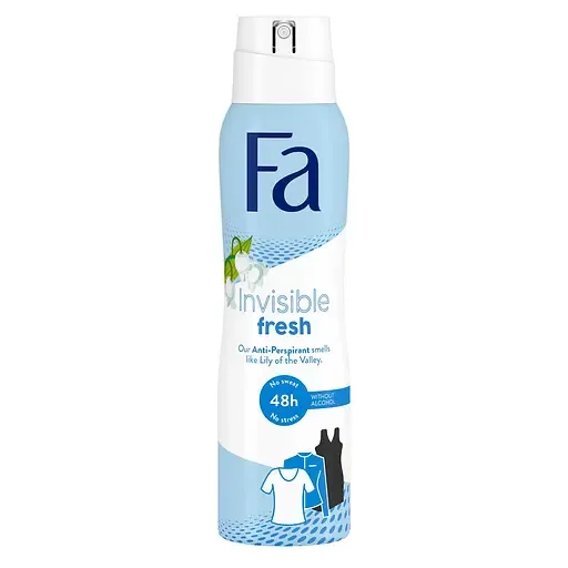 Антиперспірант-спрей Fa Invisible Fresh з ароматом конвалії, 150 мл