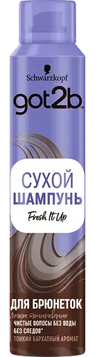 Сухий шампунь Got2b Fresh it Up! Гарячий шоколад, для брюнеток, 200 мл