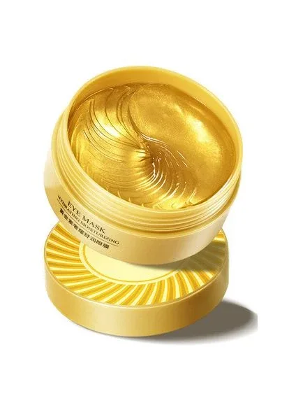 Гідрогелеві патчі під очі із золотом Hydrating Moisturizing Eye Mask, 80 г/60 шт. Bioaqua (317169456)