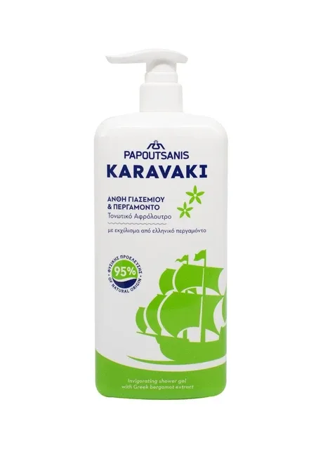 гель для душу/піна для ванни Жасмин та Бергамот 750 мл Karavaki (277635948)