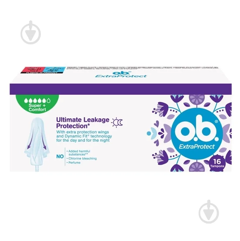Тампони o.b. ExtraDefence Super+Comfort 16 шт.
