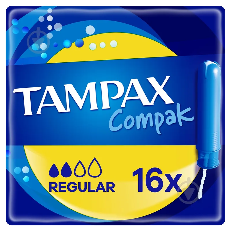 Тампони Tampax Compak Regular з аплікатором