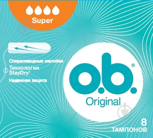 Тампони o.b. Original super