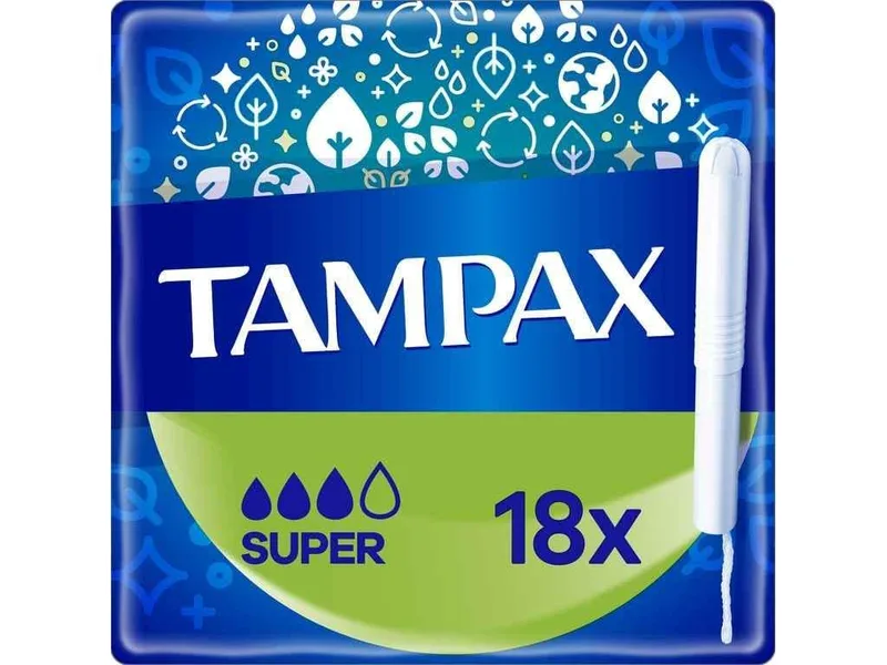 Тампони Tampax Super з аплікатором 18 шт.