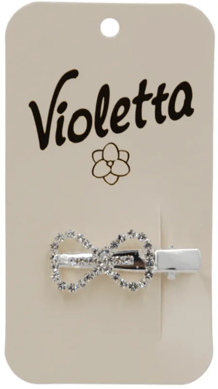 Затиск для волосся Violetta з блискучими стразами 1