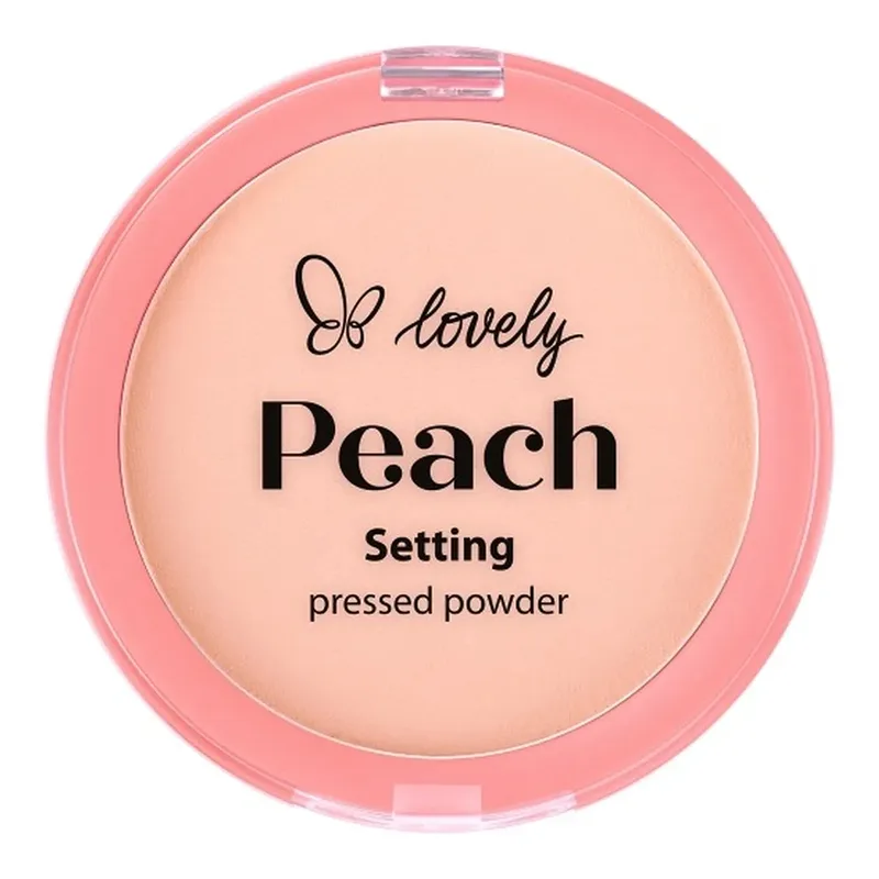 Lovely Peach напівпрозора пресована пудра для обличчя 7,5 г