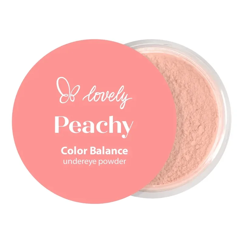 Lovely Peachy Color Balance розсипчаста пудра під очі 3,5 г