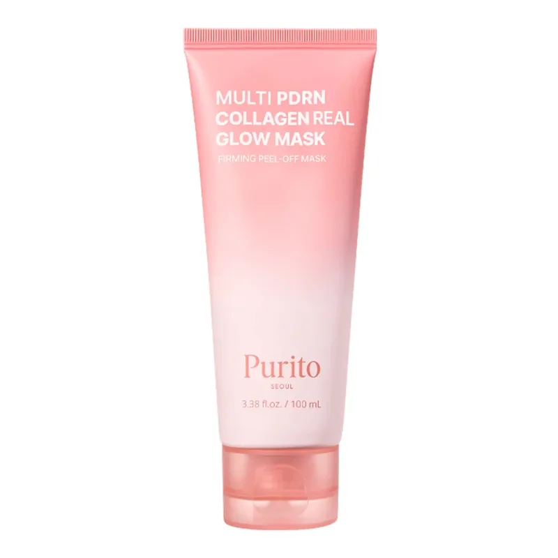 Purito Multi PDRN Collagen Real Glow Mask підтягуюча маска для обличчя типу «піл-оф» з колагеном і PDRN, 100 мл
