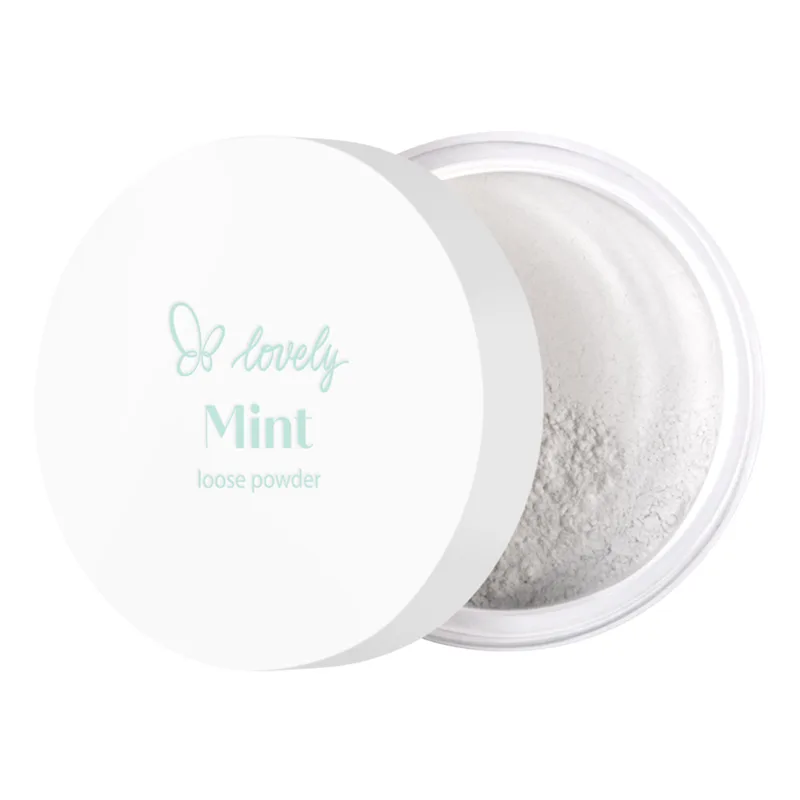 Lovely Mint прозора розсипчаста м'ятна пудра для обличчя 6 г