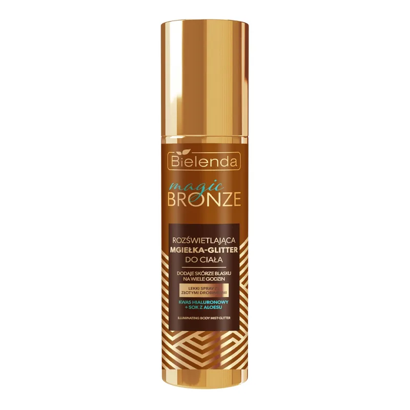 Bielenda Magic Bronze cяючий спрей-глітер для тіла 75 мл
