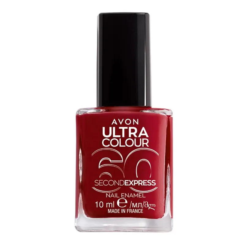 Avon Ultra Colour 60 Second Express лак для нігтів Lightning Red 10 мл