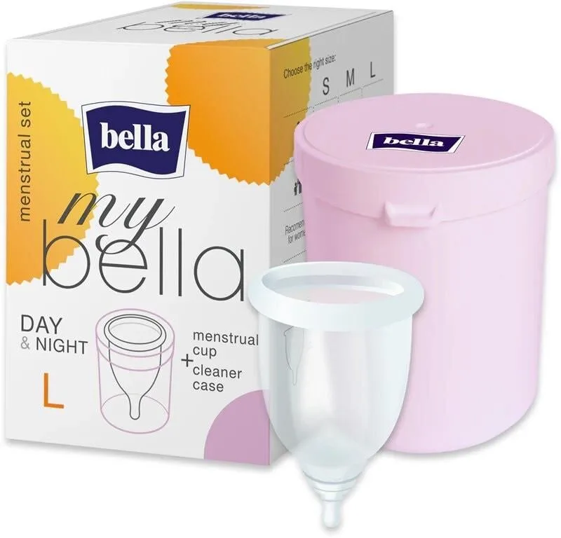 Менструальна чаша my Bella та контейнер для зберігання та чищення Large 1 шт