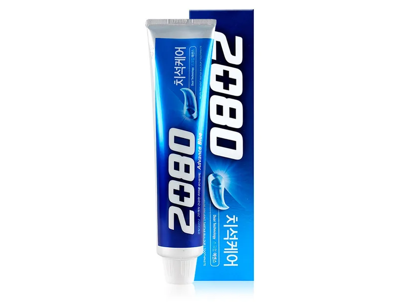 Відбілююча зубна паста Aekyung 2080 Advance Blue Toothpaste Scrub Essence, 120г