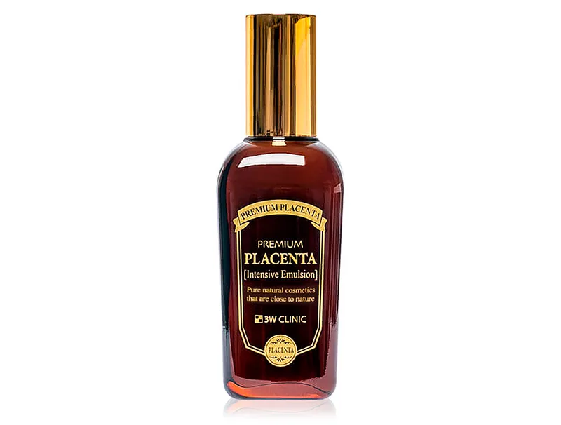 Антивікова емульсія для обличчя з екстрактом плаценти 3W Clinic Premium Placenta Intensive Emulsion, 145мл