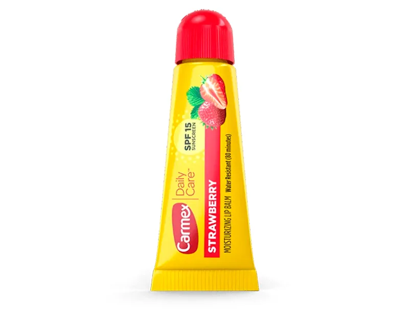 Carmex Lip Balm Tube Strawberry SPF15 - Бальзам для губ з ароматом полуниці в тубі
