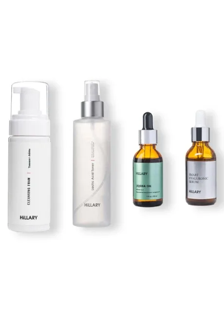 Набір для щоденного догляду за обличчям з жирним типом шкіри Autumn daily care for oil skin Hillary (254364732)