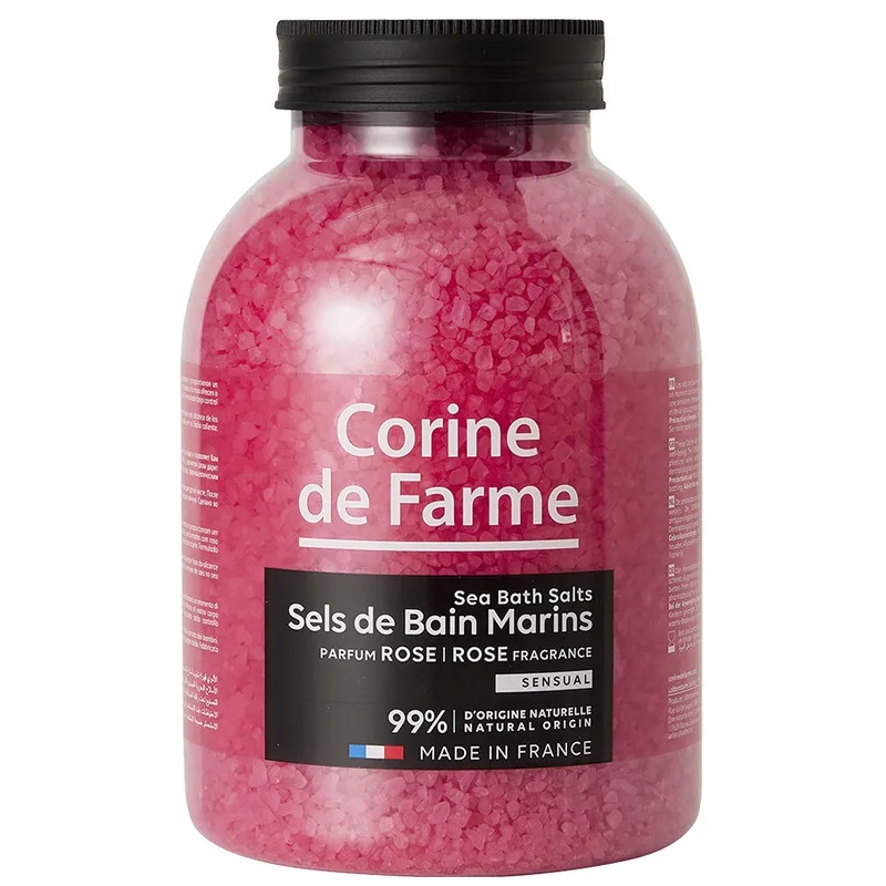 Сіль морська Corine De Farme (Корін Де Фарм) для ванн Троянда