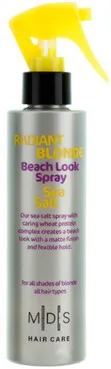 Спрей для волосся «Морська сіль. Сяючий блонд »Mades Cosmetics Radiant Blonde Beach Look Sea Salt Spray