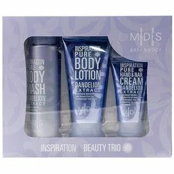 Косметичний набір "Натхнення чистотою" Mades Cosmetics M|D|S Bath & Body Inspiration Pure Beauty Trio (sh/gel/200ml + b/lot/150ml + h/cr/75ml)