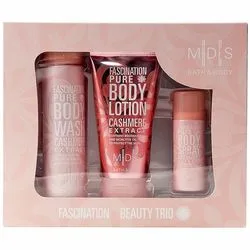 Косметичний набір "Чарівність чистотою" Mades Cosmetics M|D|S Bath & Body-Fascination Pure Beauty Trio (sh/gel/200ml + b/lot/150ml + b/spray/50ml)