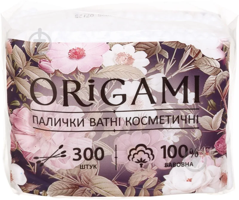 Ватні палички Origami 300 шт. (м'яка)