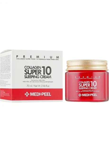 Крем нічний для обличчя Medi-Peel з колагеном Collagen Super10 Sleeping Cream, 70 мл