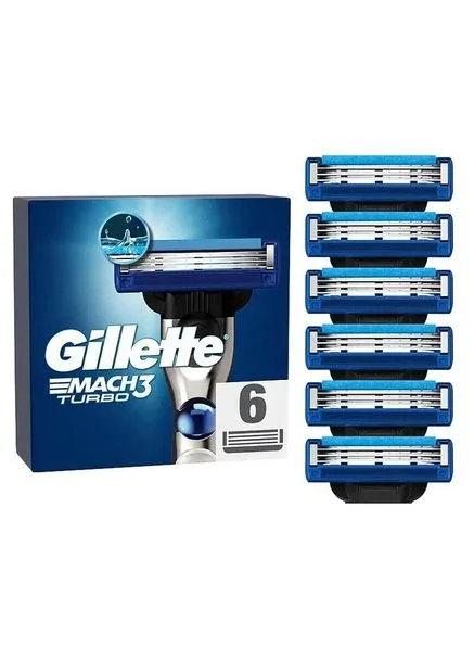 Змінні картриджі для гоління (леза касети) чоловічі Gillette Mach3