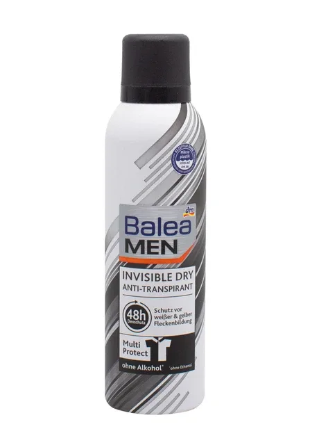 Дезодорант-антиперспірант MEN Invisible 200 мл Balea (259518281)
