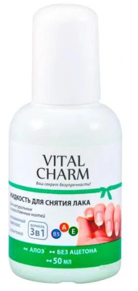 Засіб для зняття лаку Vital Charm Алоє 50 мл